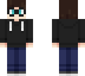 black hoodie