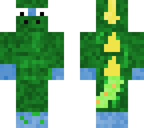 cookie monster / dino suit