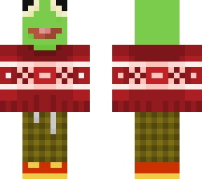 edited christmas kermit