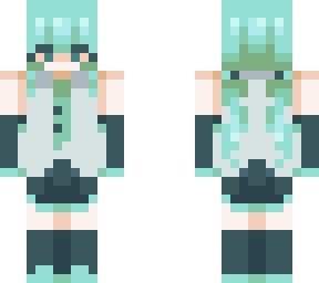 Hatsune Miku Minecraft Skins