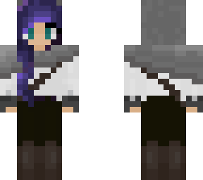 hooded adventurer with braid