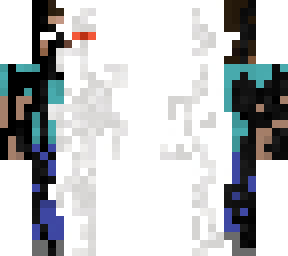 infected herobrine infused white enderman