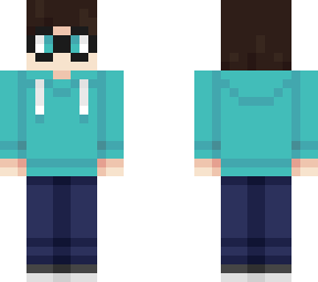 light blue hoodie