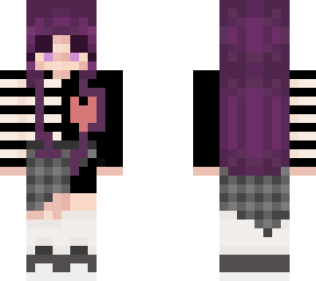 purple haired grunge girl