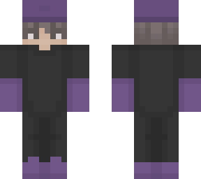 purple hat boy
