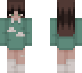 - green sweater -