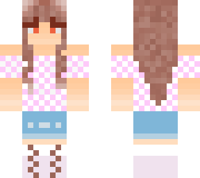 aesthetic minecraft skin (purplefowl)
