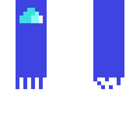 among us ghost (blue)