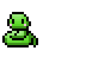 cute pixel snake