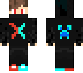 cyan and red combination by vsn gaming