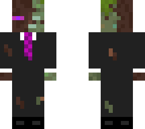 enderman/drowned in a suit
