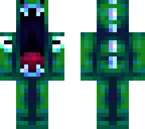 green mouth monster
