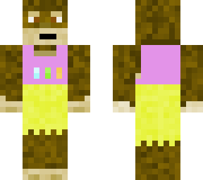 monkey with a dress on