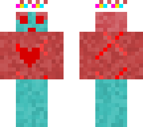 nether forest with lgbt crown