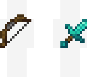 pvp diamond sword and bow