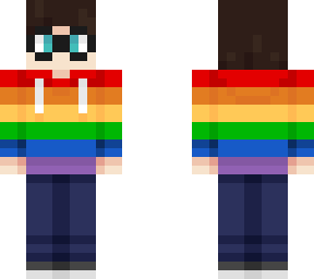 rainbow hoodie