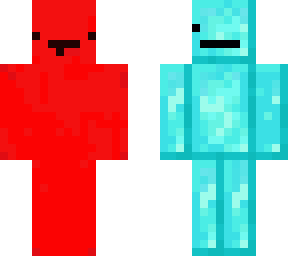 red or blue man