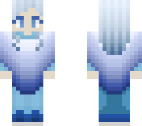 snowy blue friend