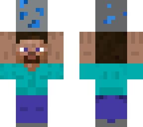 steve w/ diamond block