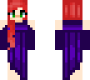 ~cute redhead in a purple dress~