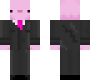 axolotl in a suit