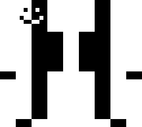 black and white