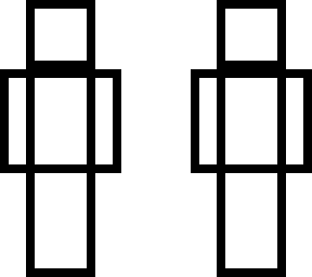 cartoony full white