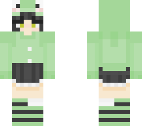 girl in a frog hoodie