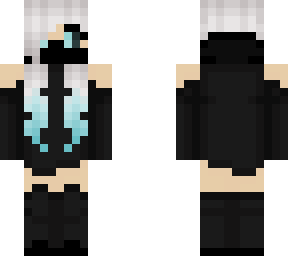girl with white hair