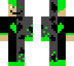 green black and grey cyborg