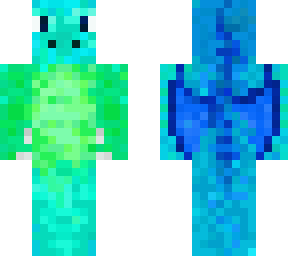 green/blue dragon - garmblaka