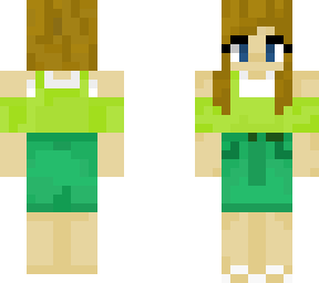 green outfit