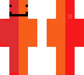 orange and red skin