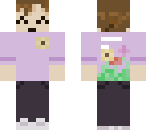 person wearing flower sweater :)