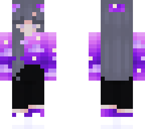purple cloud girl