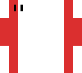 red and white dummy
