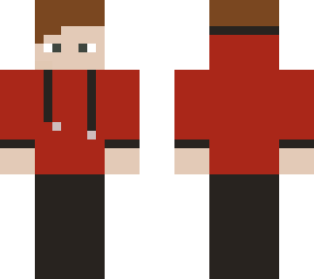 red hoodie boy