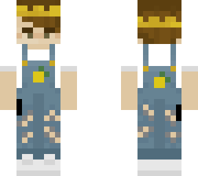 trans boy with crown