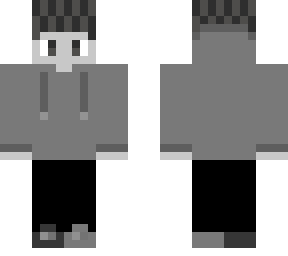 black and white version of my old skin v2
