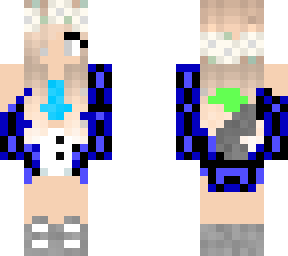 blue flower wolf