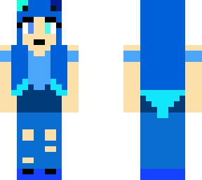 blue girl