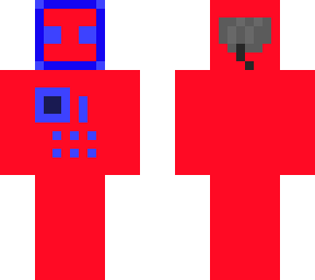 computer (red and blue)