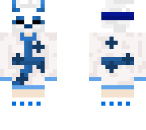 full mask kitsune ( blue )