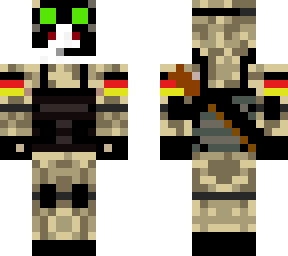 german desert soldier