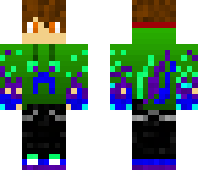 green neon boy