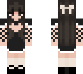 gurl in a maid dress