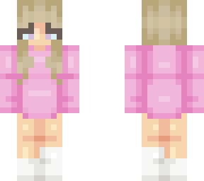 pink baggy hoodie