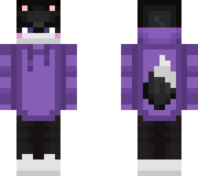 purple female wolf