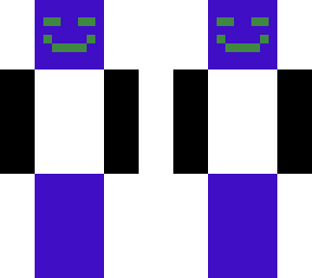 purple guy with face