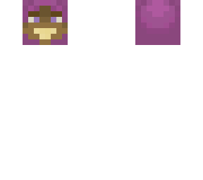 purple hooded person